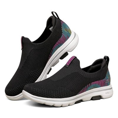 SKECHERS GO WALK 5 KADIN AYAKKABI 124240-BKMT