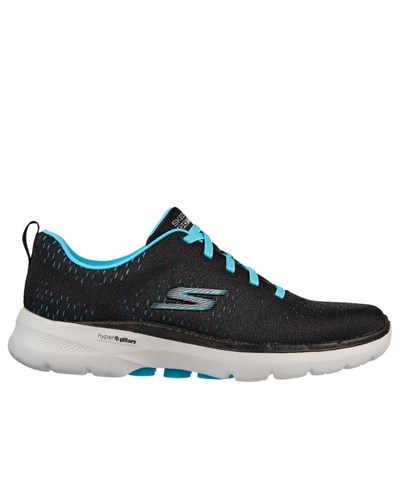 SKECHERS GO WALK 6 KADIN AYAKKABI 124524-BKAQ