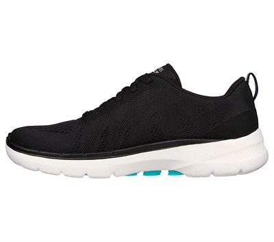 SKECHERS GO WALK 6 KADIN AYAKKABI 124623-BKTQ