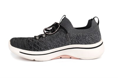 SKECHERS GO WALK ARCH FIT KADIN AYAKKABI 124407-BKLP