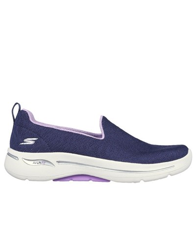 SKECHERS GO WALK ARCH FIT KADIN AYAKKABI 124881-NVLV