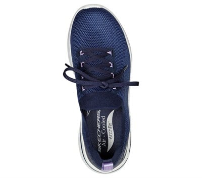 SKECHERS GO WALK ARCH FIT KADIN AYAKKABI 124863-NVLV