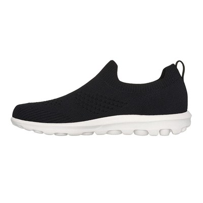 SKECHERS GO WALK TRAVEL KADIN AYAKKABI 124763-BKW