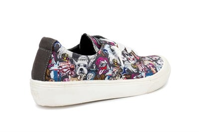 SKECHERS GOLDEN STATE MIXED EMOTION KADIN AYAKKABI 113093-GYMT