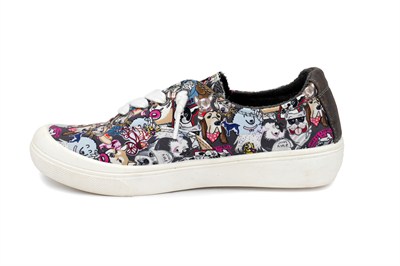 SKECHERS GOLDEN STATE MIXED EMOTION KADIN AYAKKABI 113093-GYMT