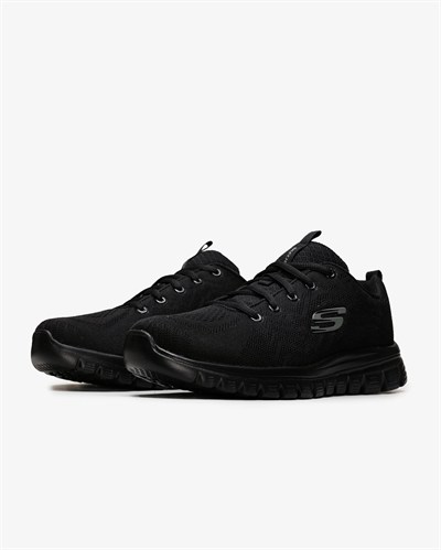 SKECHERS GRACEFUL GET-CONNECTED  KADIN AYAKKABI 12615-BBK