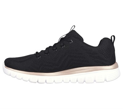 SKECHERS GRACEFUL-GET CONNECTED KADIN AYAKKABI 12615-BKGD