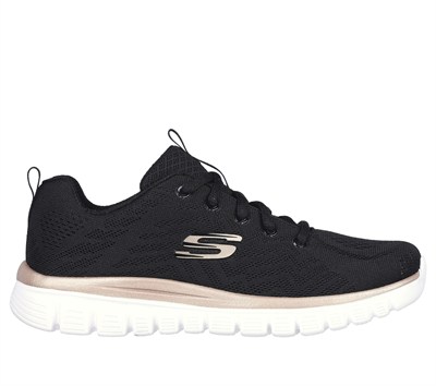 SKECHERS GRACEFUL-GET CONNECTED KADIN AYAKKABI 12615-BKGD
