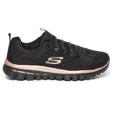 SKECHERS KADIN AYAKKABI 12615-BKRG