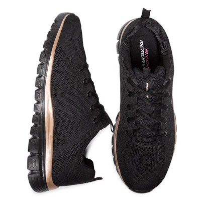 SKECHERS KADIN AYAKKABI 12615-BKRG