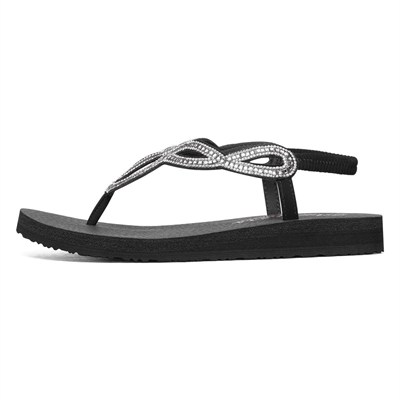 SKECHERS KADIN SANDALET 32916-BLK