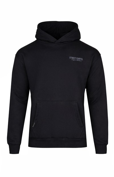 STREET CARTEL ERKEK SWEATSHIRT 54138-BLACK