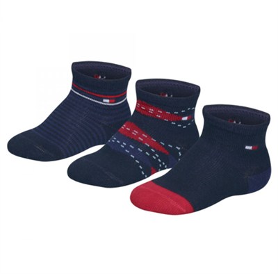 TOMMY HILFIGER BEBEK ÇORABI 0-3 AYLIK 3LU PAKET 435007001-563