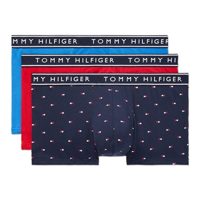 TOMMY HILFIGER COTTON STRETCH ERKEK 3 LÜ BOXER 09T4225-413