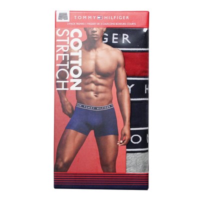 TOMMY HILFIGER COTTON STRETCH ERKEK 3 LÜ BOXER 09T4225-608