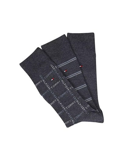 TOMMY HILFIGER ERKEK 3 LÜ ÇORAP 701224445-003