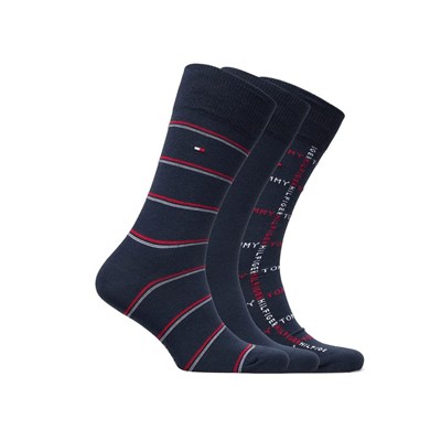 TOMMY HILFIGER ERKEK 3 LÜ ÇORAP 701224445-001