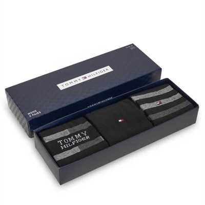 TOMMY HILFIGER ERKEK 3 LU ÇORAP 701235376-002