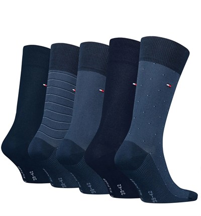 TOMMY HILFIGER ERKEK 5 Lİ ÇORAP 701224442-001
