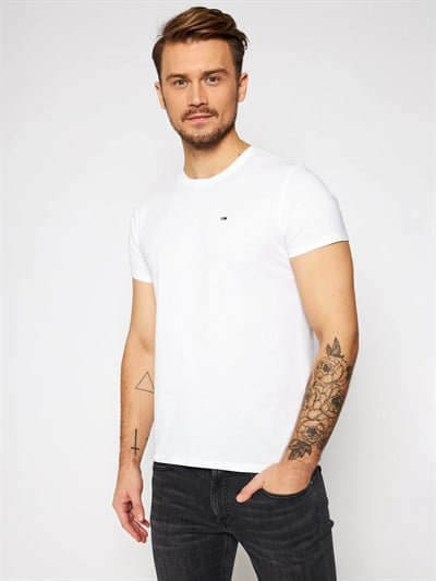 TOMMY HILFIGER ERKEK T-SHIRT DM0DM04411-100