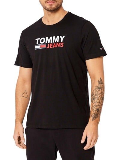TOMMY HILFIGER ERKEK T-SHIRT DM0DM15379-BDS