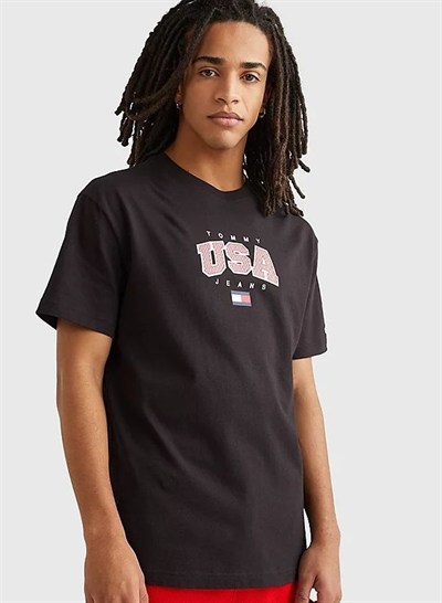 TOMMY HILFIGER ERKEK T-SHIRT DM0DM16406-BDS