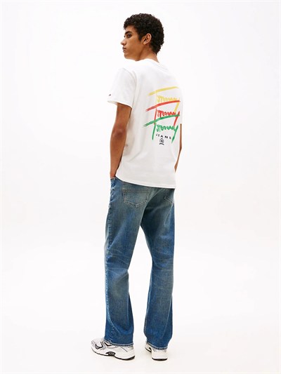 TOMMY HILFIGER ERKEK T-SHIRT DM0DM20771-YBL