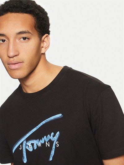 TOMMY HILFIGER ERKEK T-SHIRT DM0DM21109-BDS