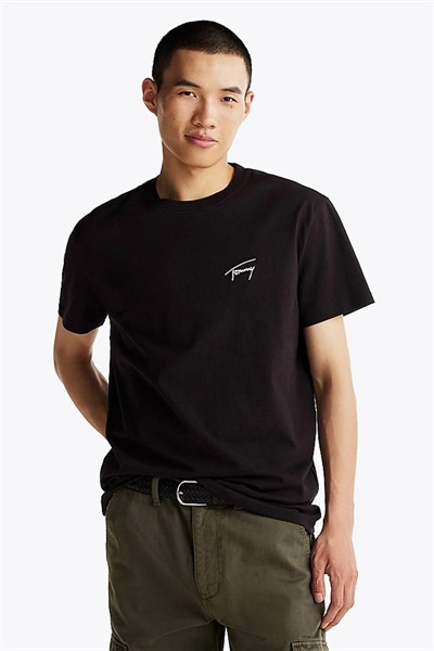 TOMMY HILFIGER ERKEK T-SHIRT DM0DM21140-BDS