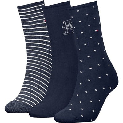 TOMMY HILFIGER KADIN 3 LU ÇORAP 701236464-001