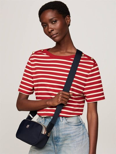 TOMMY HİLFİGER KADIN OMUZ ÇANTASI  AW0AW16483-DW6