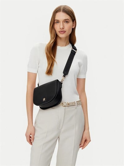 TOMMY HILFIGER KADIN OMUZ ÇANTASI AW0AW17184-BDS
