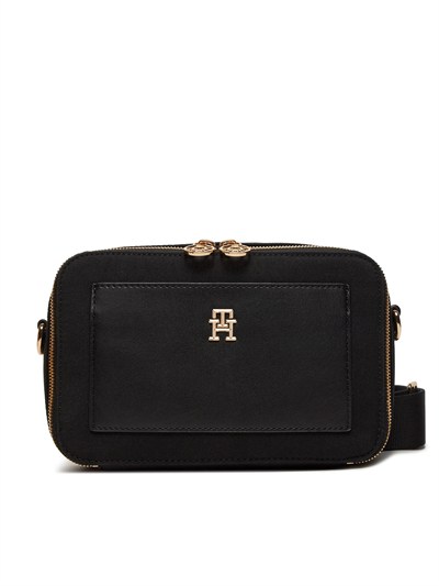 TOMMY HILFIGER KADIN OMUZ ÇANTASI AW0AW16303-BDS