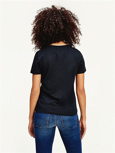TOMMY HILFIGER KADIN T-SHIRT DW0DW09198-BDS