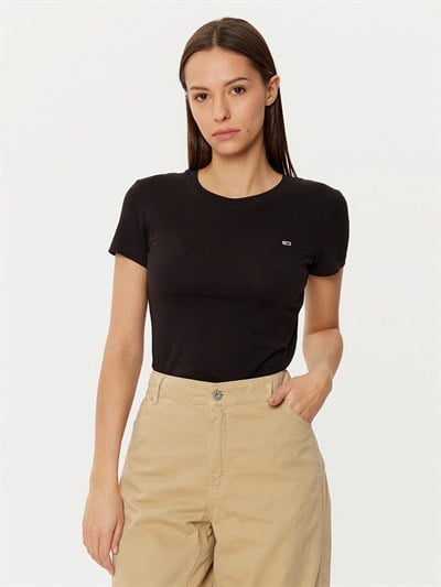 TOMMY HILFIGER KADIN T-SHIRT DW0DW20459-BDS