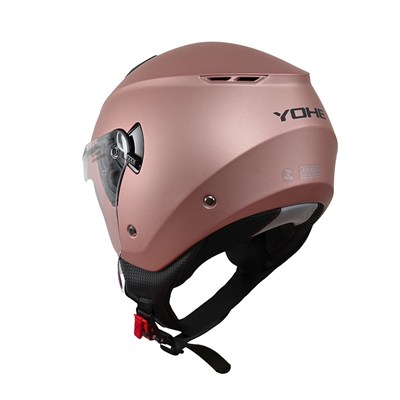YOHE MOTOSİKLET KASKI 852-MATT-ROSE-GOLD