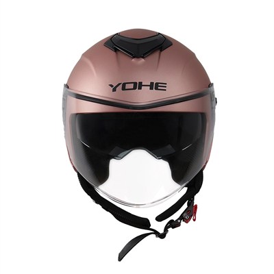 YOHE MOTOSİKLET KASKI 852-MATT-ROSE-GOLD