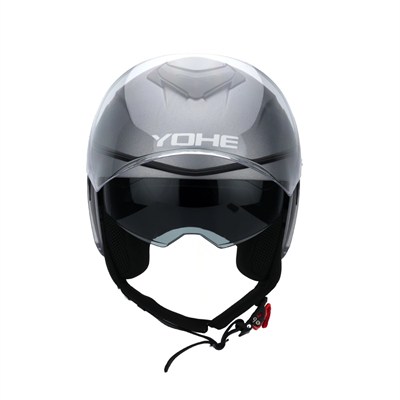 YOHE MOTOSİKLET KASKI 852-MATT-SOLID-TITANIUM