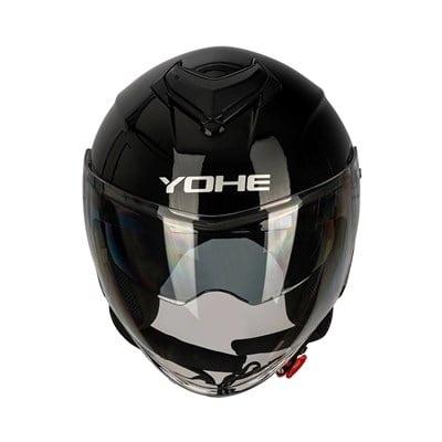 YOHE MOTOSİKLET KASKI 852-SHINNY-BLACK
