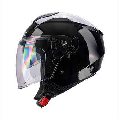 YOHE MOTOSİKLET KASKI 852-SHINNY-BLACK