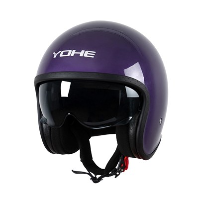 YOHE MOTOSİKLET KASKI 880-SHINY-TITANIUM-PURPLE