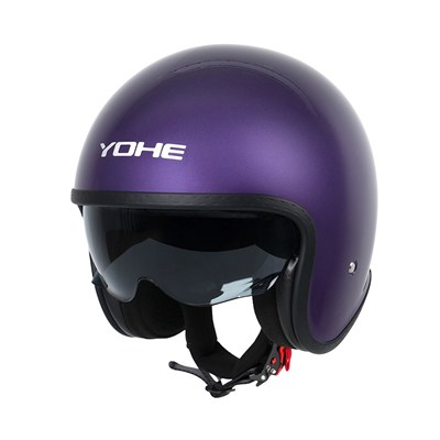 YOHE MOTOSİKLET KASKI 880-SHINY-TITANIUM-PURPLE