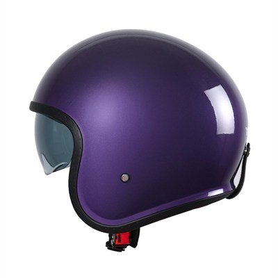 YOHE MOTOSİKLET KASKI 880-SHINY-TITANIUM-PURPLE