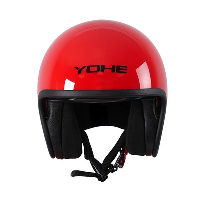 YOHE MOTOSİKLET KASKI 880-VESPA-RED-SHINY