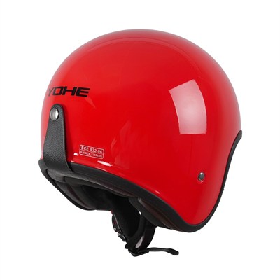 YOHE MOTOSİKLET KASKI 880-VESPA-RED-SHINY
