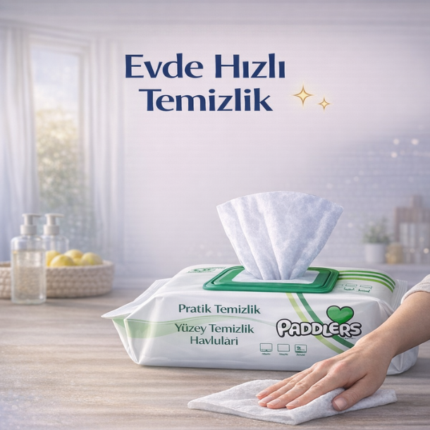 Evde Hızlı Temizlik: Yüzey Temizleme Havluları