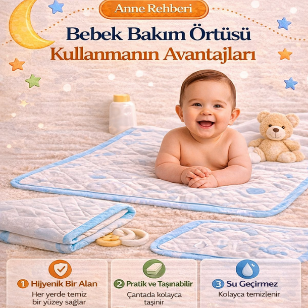 Bebek Bakım Örtüsü Kullanmanın Avantajları