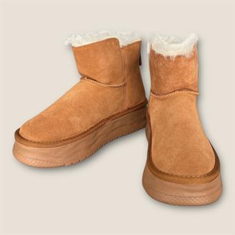 Guja Kadın İçi Tüylü Spor Bot Camel