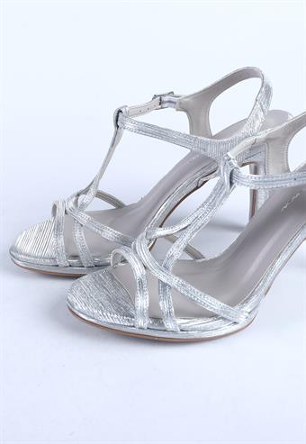 Kadın Abiye Ayakkabı Gümüş