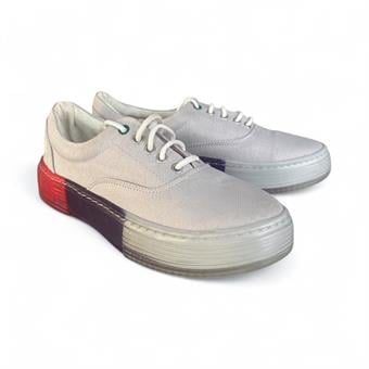 Kadın Benetton Bağcıklı Sneaker Gri